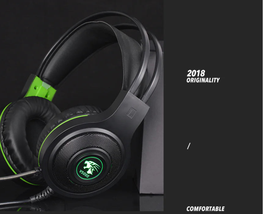 V5000 7.1 Channel Gaming Headset for PC and Mobile
