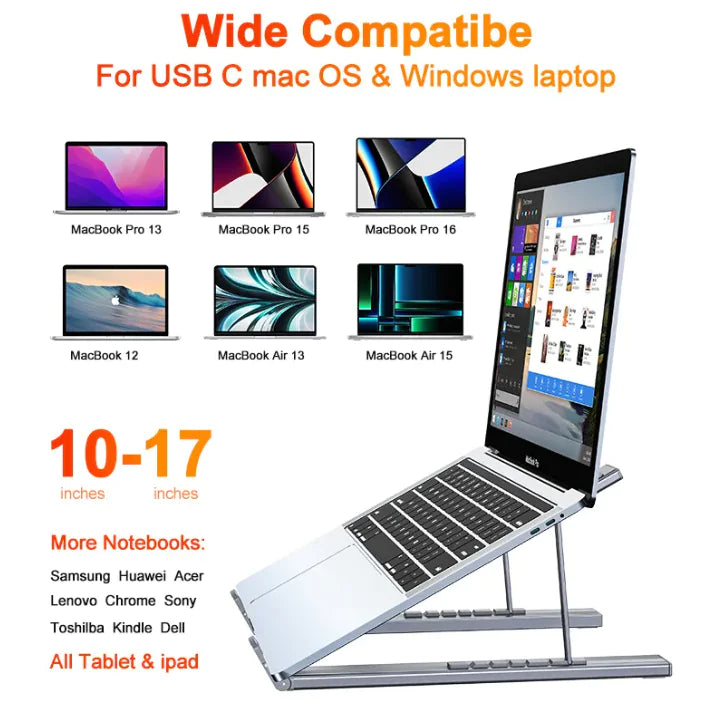 USB 3.0 Folding Desk Bracket