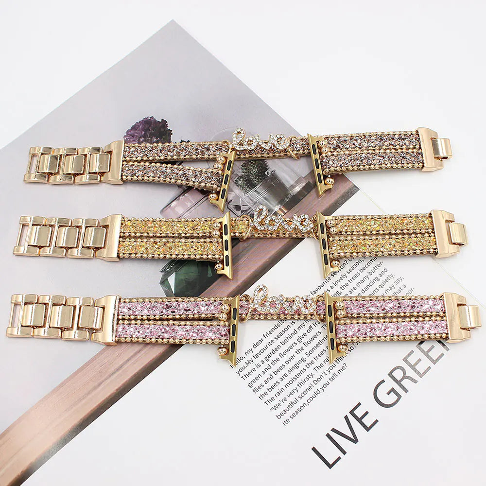 Smart Letters Leather Watch Strap