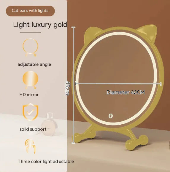 Desktop Smart LED Makeup Mirror