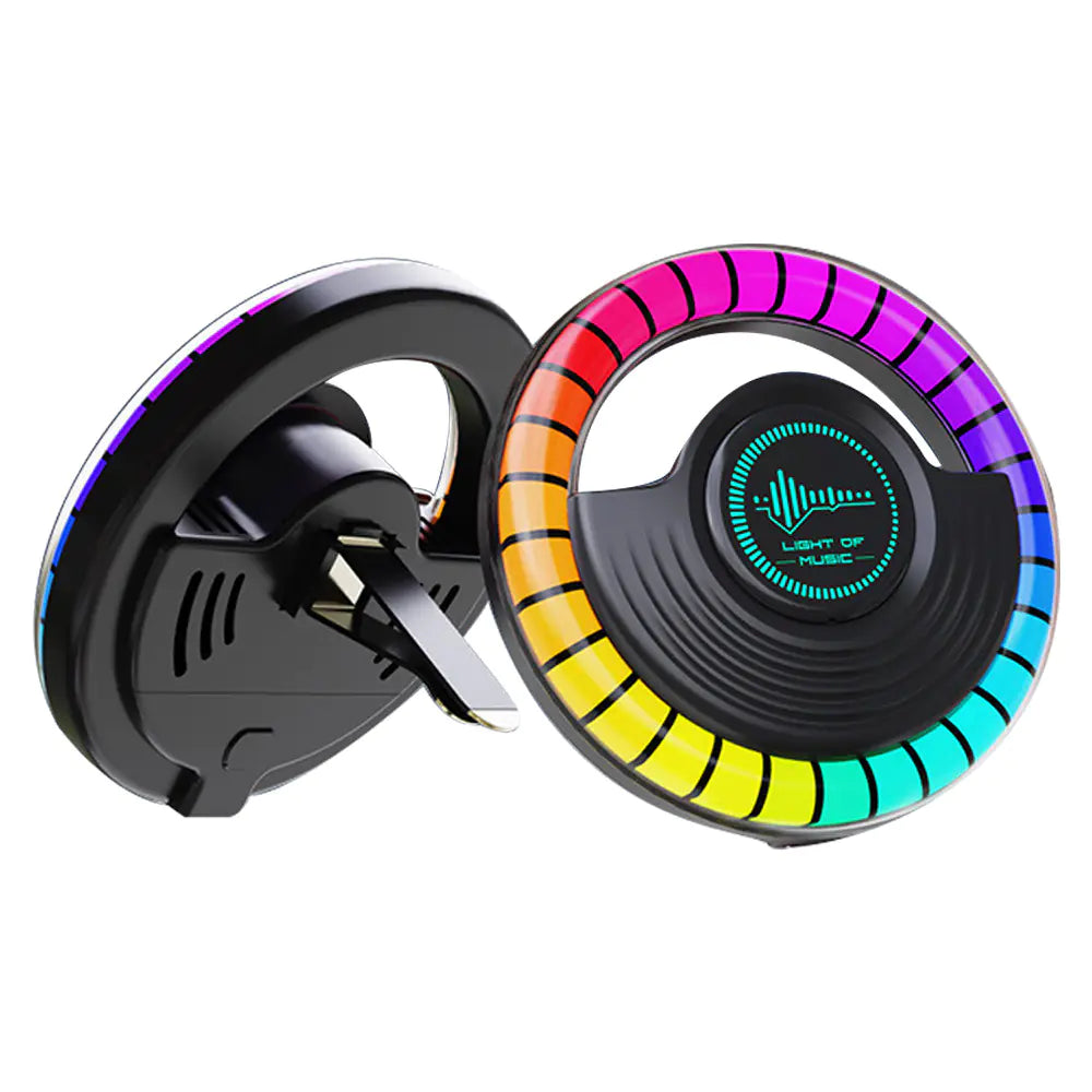 Smart Car Air Freshener with Rhythm Light and Aroma