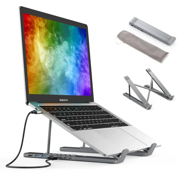 USB 3.0 Folding Desk Bracket