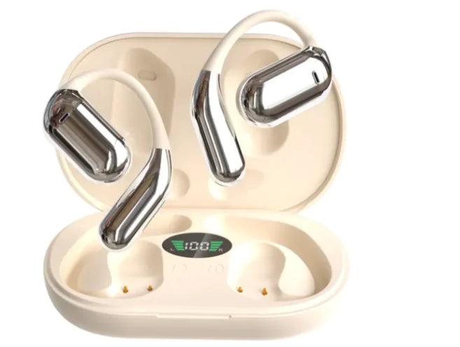 Ohrmontiertes Bluetooth-Headset mit LED-Anzeige (ein Set)