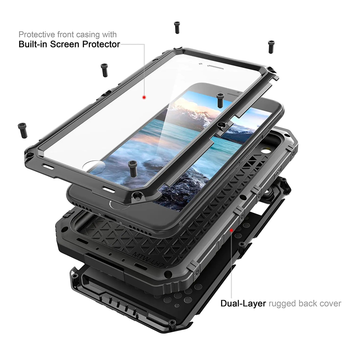 Wasserdichte Hülle für iPhone 7/8/7 Plus/8 Plus