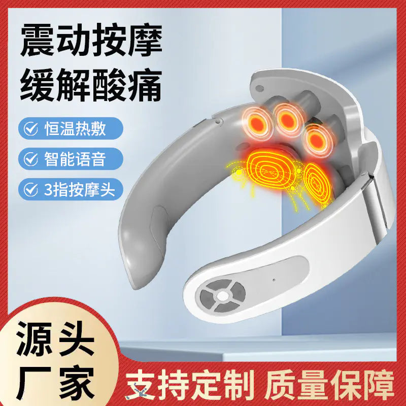 Smart Neck Massager with Heating and Therapy Function