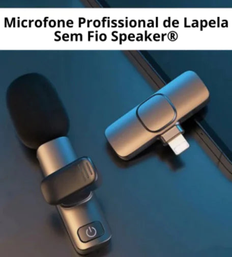 Wireless Lavalier Microphone for Audio and Video Recording