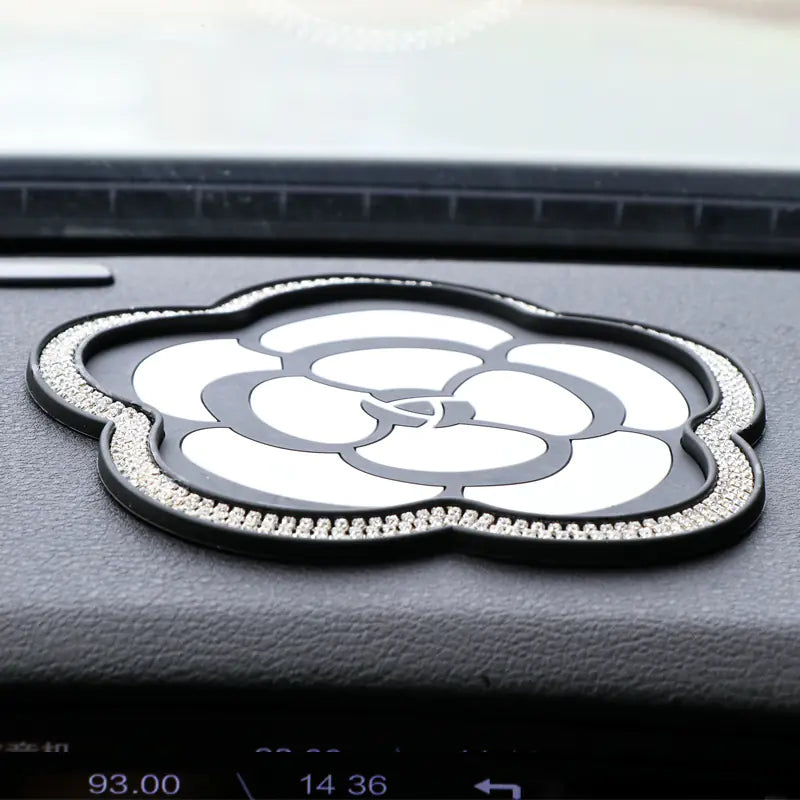 Large Creative Rhinestone Anti-Slip Car Dashboard Mat