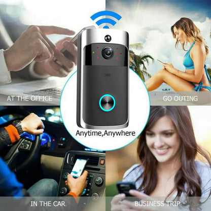 Smart Video Doorbell with WiFi Intercom and Remote Control