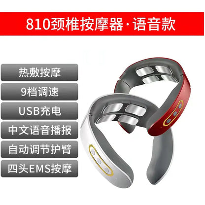 Smart Neck Massager with Heating and Therapy Function