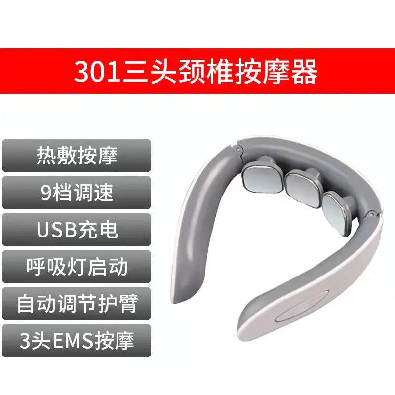 Smart Neck Massager with Heating and Therapy Function