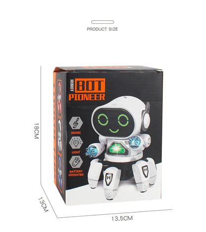 Remote-Controlled Dancing Robot with Smart Features