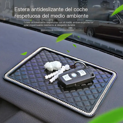 Large Creative Rhinestone Anti-Slip Car Dashboard Mat