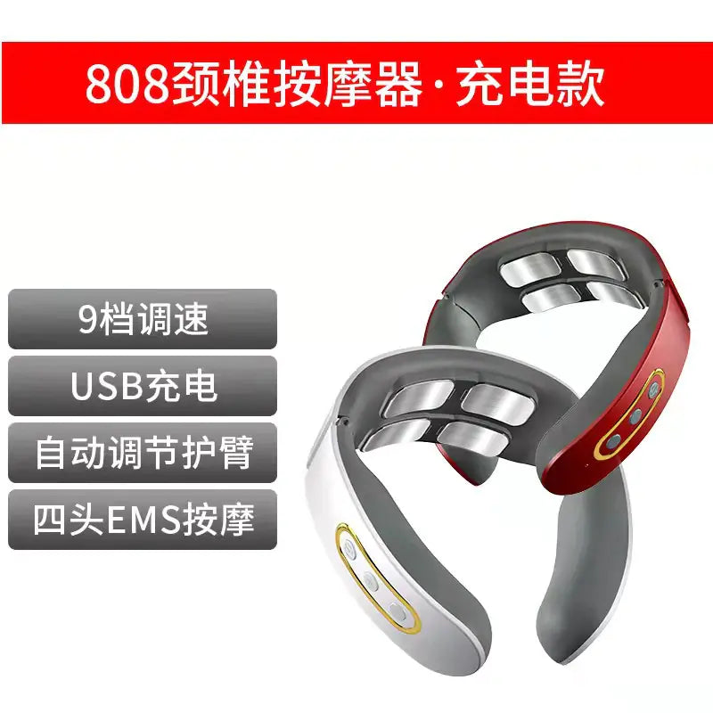 Smart Neck Massager with Heating and Therapy Function