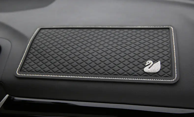 Large Creative Rhinestone Anti-Slip Car Dashboard Mat