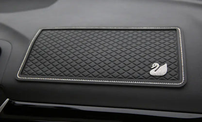 Large Creative Rhinestone Anti-Slip Car Dashboard Mat