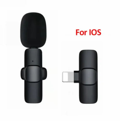 Wireless Lavalier Microphone for Audio and Video Recording