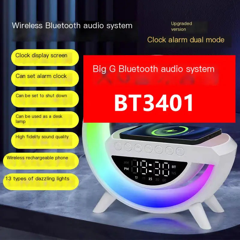 BT-3401 Bluetooth-Lautsprecher mit buntem Atmosphärenlicht