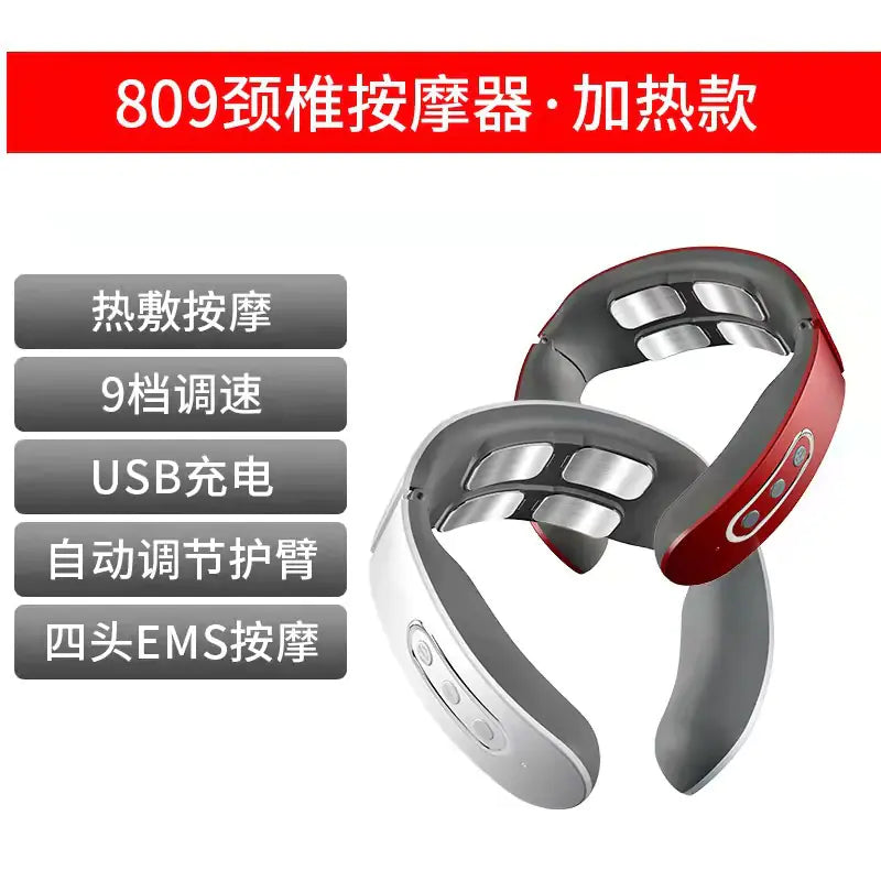 Smart Neck Massager with Heating and Therapy Function