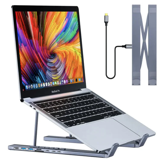 USB 3.0 Folding Desk Bracket