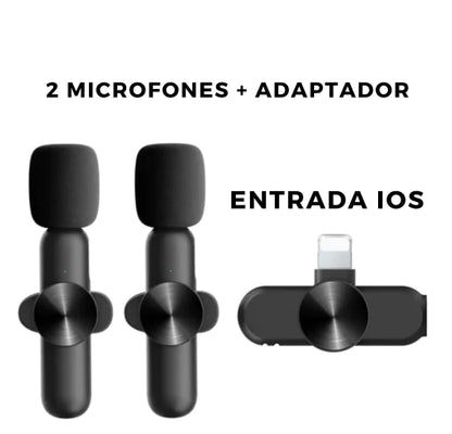 Wireless Lavalier Microphone for Audio and Video Recording