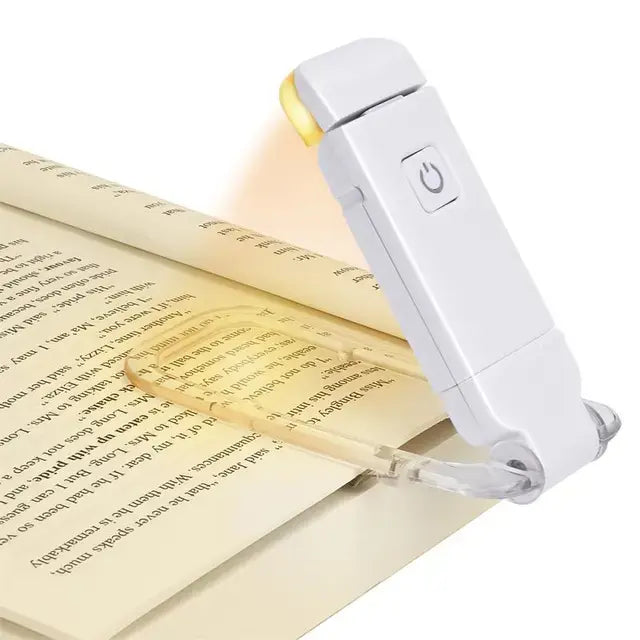 Lampă de citit cu LED-uri reîncărcabilă prin USB, protecție pentru ochi