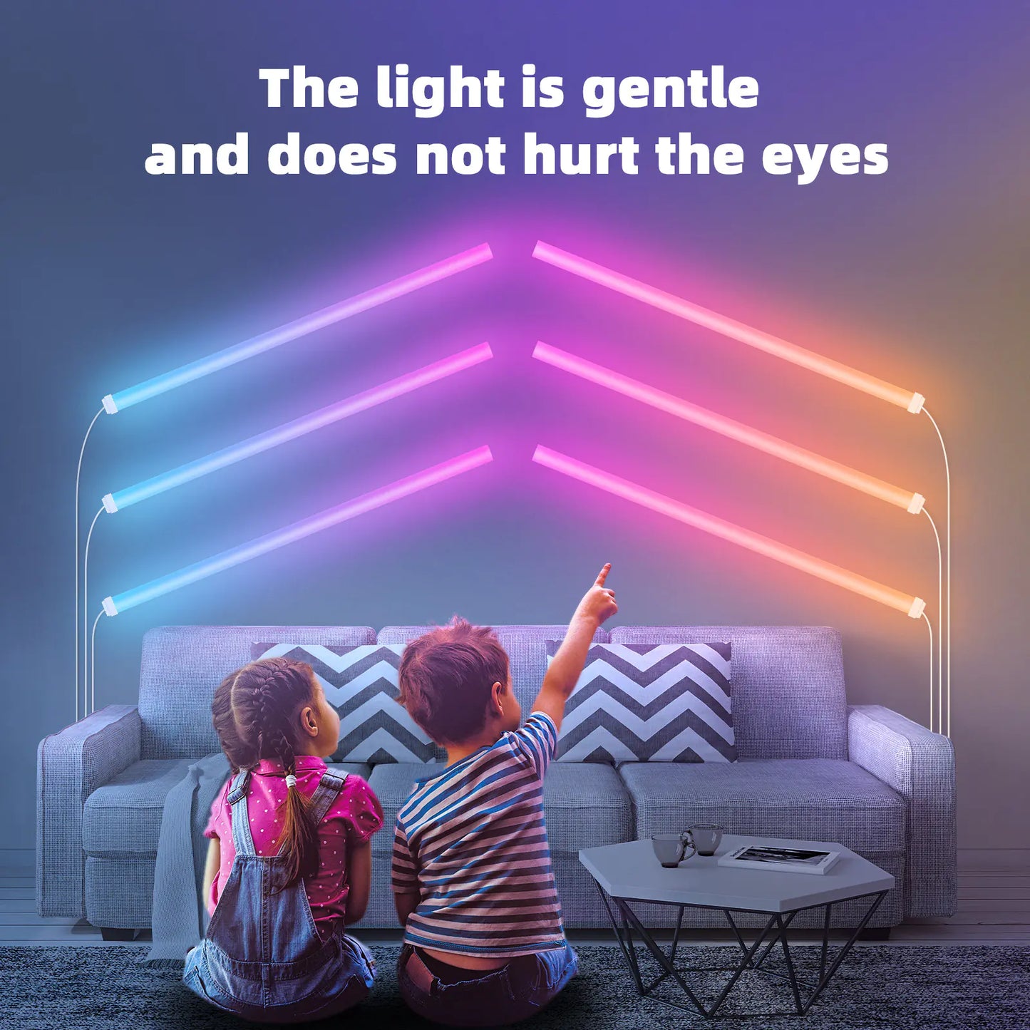 Smart LED Wall Light with WiFi and Music Sync