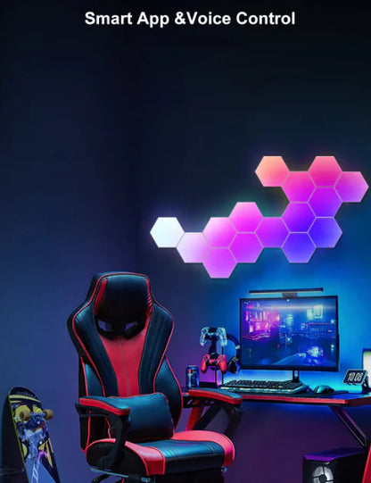 Smart Hexagonal Graffiti Ambience Lamp