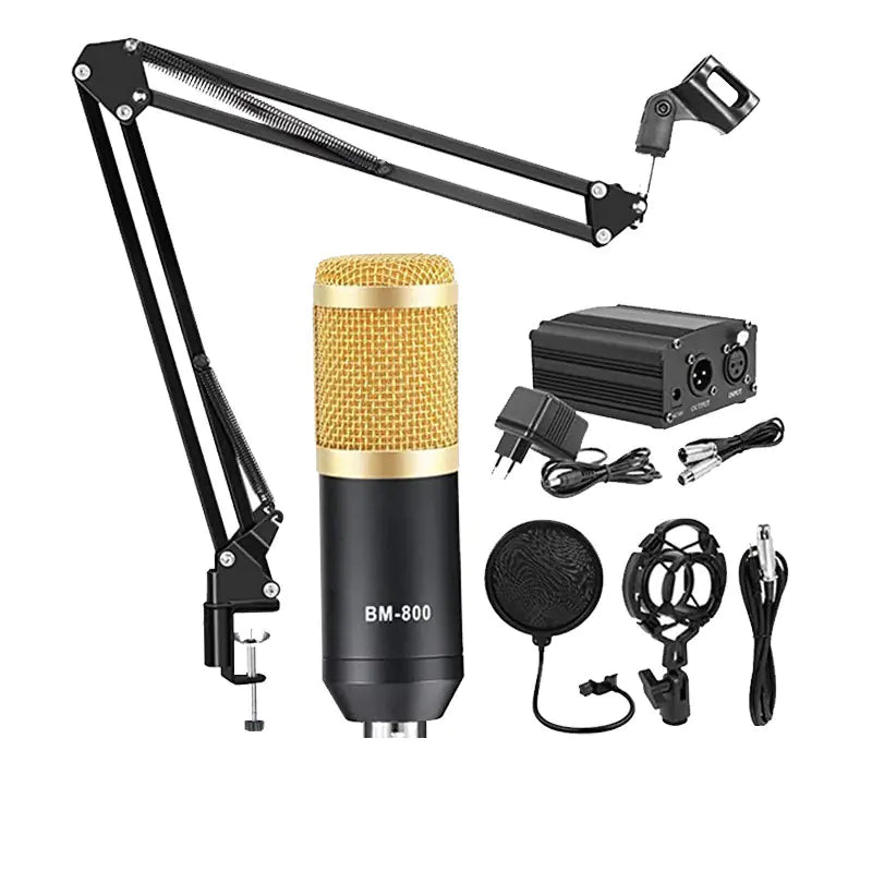 BM800 Condenser Microphone for Mobile and PC Recording