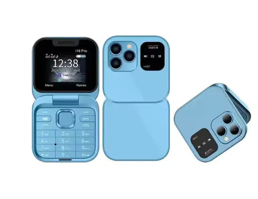 I16 Mini Dual SIM Non-Smart Flip Phone for Seniors
