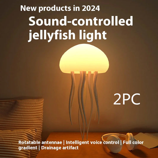 AquaGlow Jellyfish Lamp