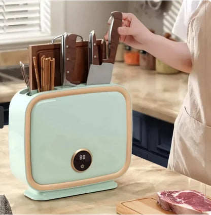 Smart UV Sterilizer for Cutlery Storage and Display