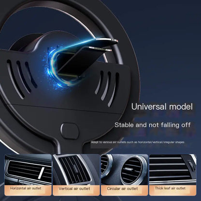 Smart Car Air Freshener with Rhythm Light and Aroma