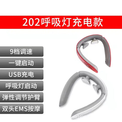 Smart Neck Massager with Heating and Therapy Function