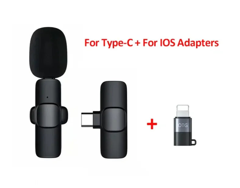 Wireless Lavalier Microphone for Audio and Video Recording