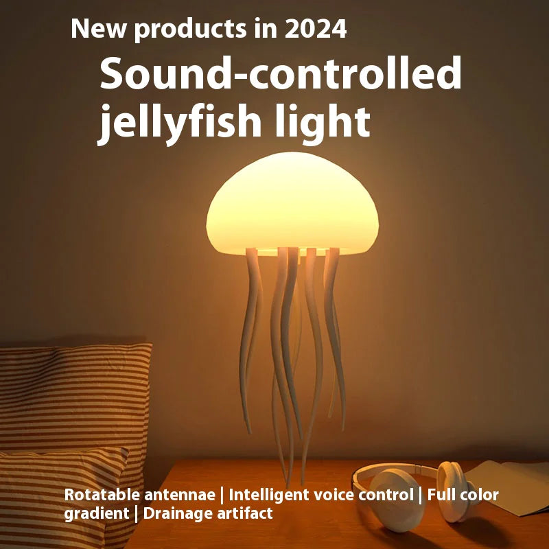 AquaGlow Jellyfish Lamp