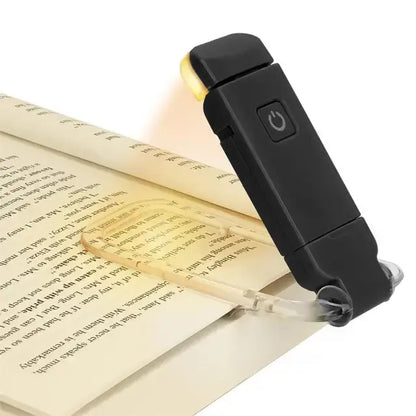 Lampă de citit cu LED-uri reîncărcabilă prin USB, protecție pentru ochi
