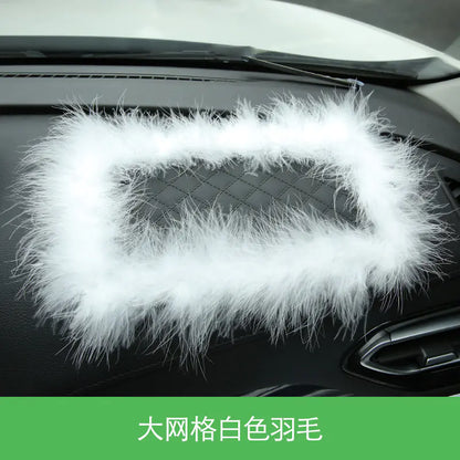 Large Creative Rhinestone Anti-Slip Car Dashboard Mat