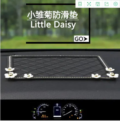 Large Creative Rhinestone Anti-Slip Car Dashboard Mat