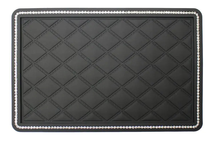 Large Creative Rhinestone Anti-Slip Car Dashboard Mat