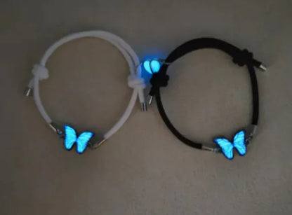 Blue Luminous Smart Butterfly Necklace