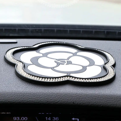 Large Creative Rhinestone Anti-Slip Car Dashboard Mat