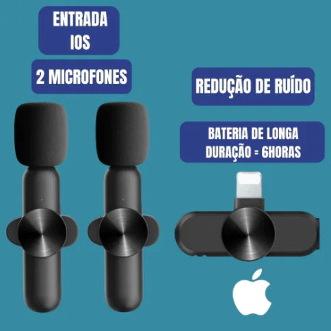 Wireless Lavalier Microphone for Audio and Video Recording