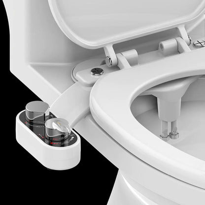 Smart Toilet Seat with Dual Temperature Nozzles