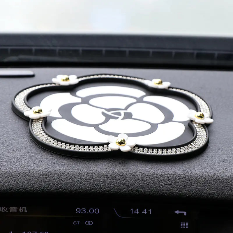 Large Creative Rhinestone Anti-Slip Car Dashboard Mat